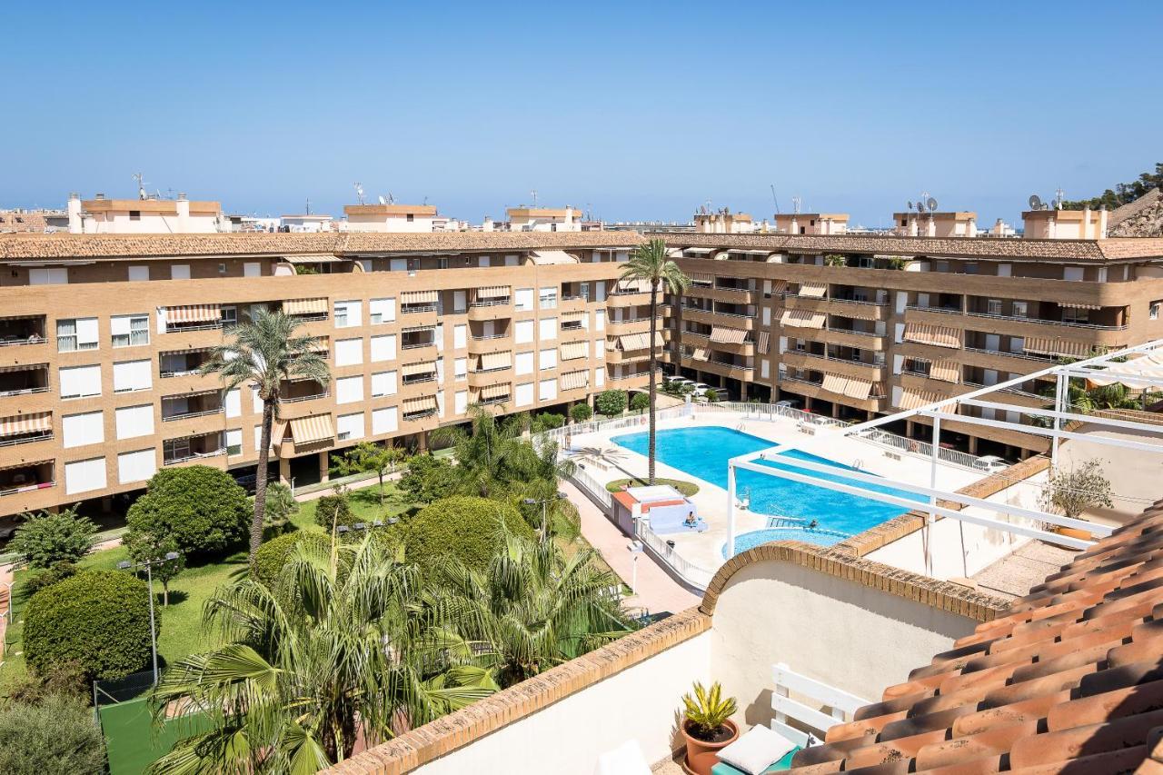 Beach Paradise Flat In Denia Centre W/ Large Pool Exterior foto